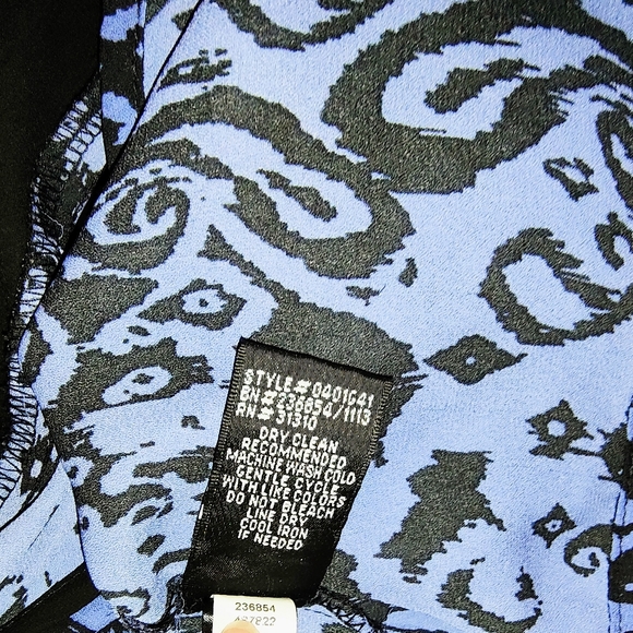 AB STUDIO | โจ๐ Lavender & Black Long Sleeve Blouse | EUC โจ size M - Picture 8 of 10